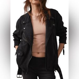 Free People We The Free Rebel Moto Jacket Size XS‎